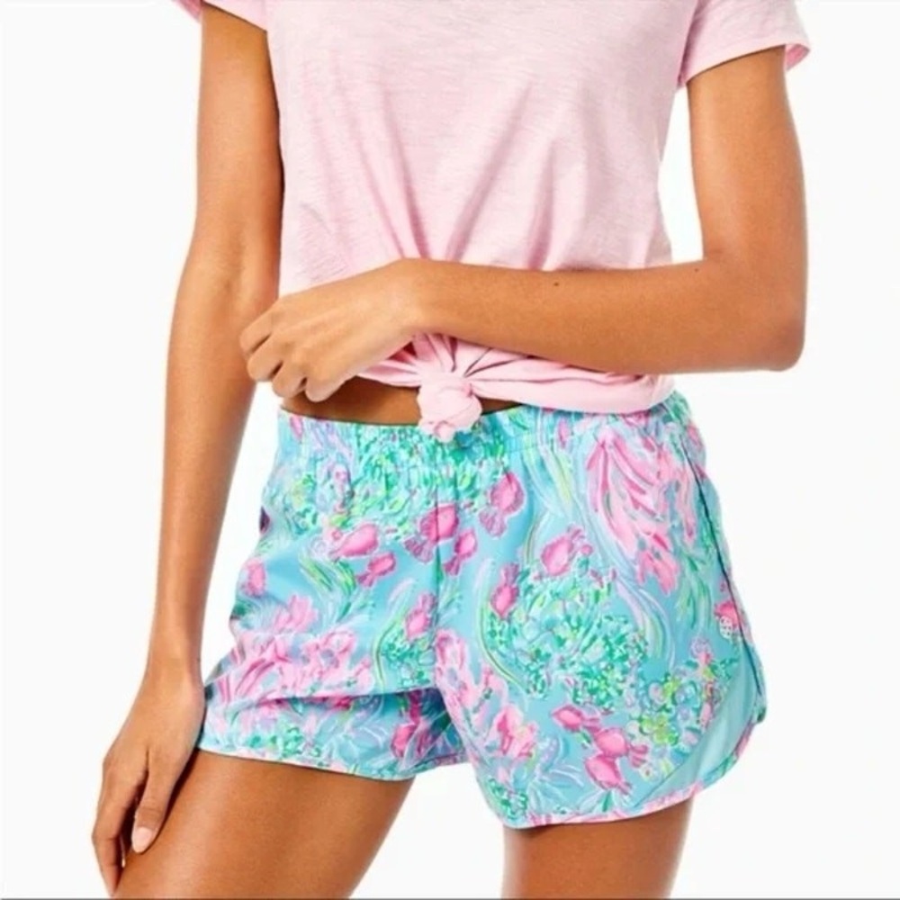 Lilly Pulitzer Luxletic Ocean Trail shorts Sz XS